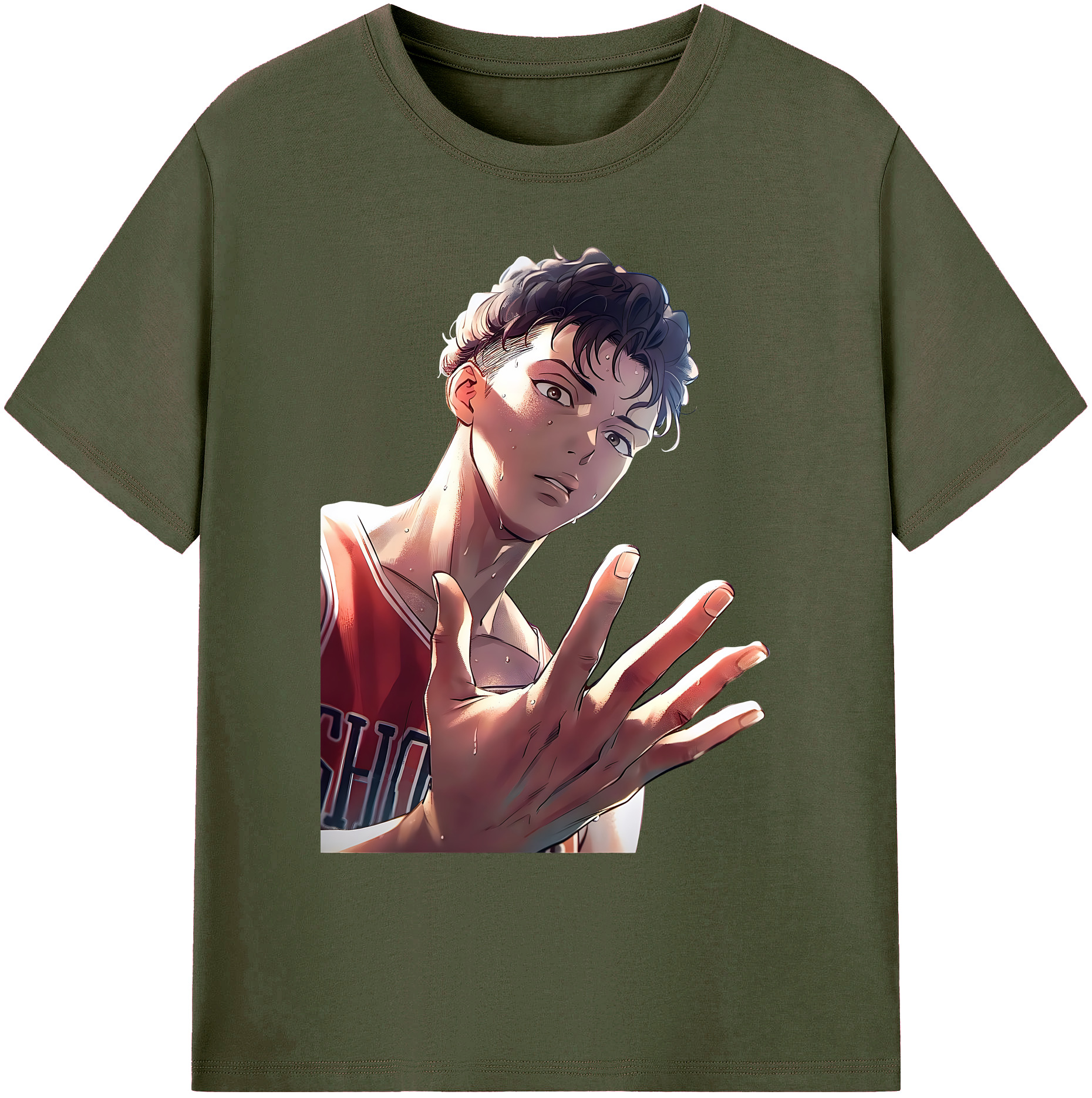 （画像用） SLAM DUNK／スラムダンク 綿100％ メンズ半袖Tシャツ｜肌触りやわらか＆通気性